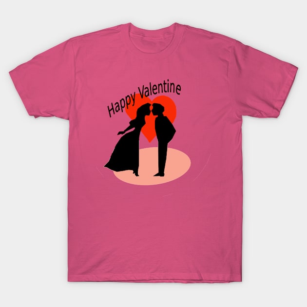 Happy VALENTINE T-Shirt by sakhashop